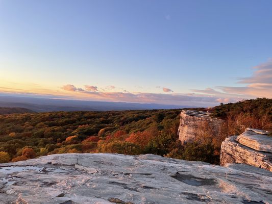 Fall foliage almost peaking