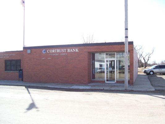 Outside view of CorTrust Bank in Pierpont, SD.