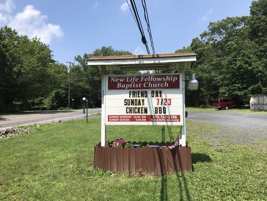 Church sign