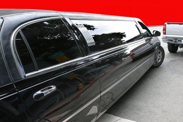 Sleek and elegant Black stretch limo. Call today for our current specials and packages.