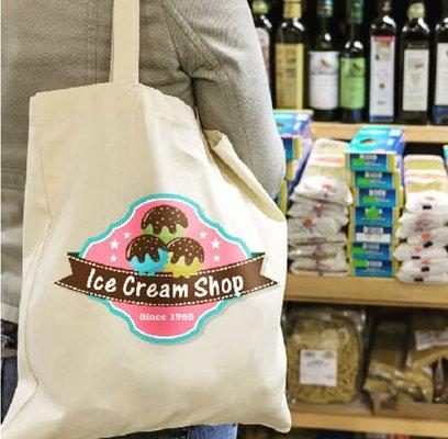 Be the answer to the question "Where did you get the bag?" and get your business out there with Tote bags by Print Moose.