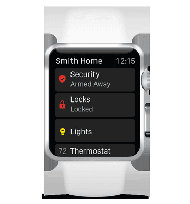 Control your home. using your smart watch