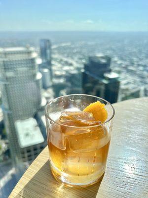 Los Angelenos. Shibui grain select Japanese whisky. Maple syrup. Angostura syrup bitters with an orange twist. Smooth and sweet.