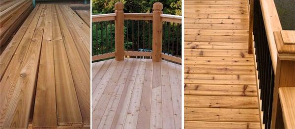 5/4x6 Cedar decking