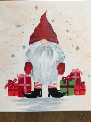 Santa Gnome Kids Paint Class coming up in December