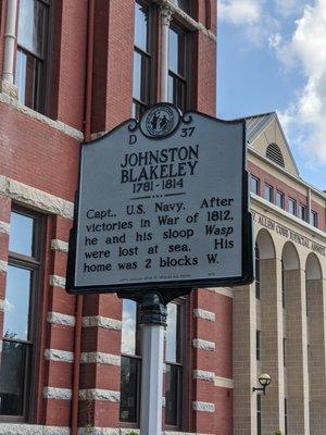 Johnston Blakely Historical Marker