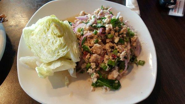 No. 10. Larb Gai with chicken. DELICIOUS