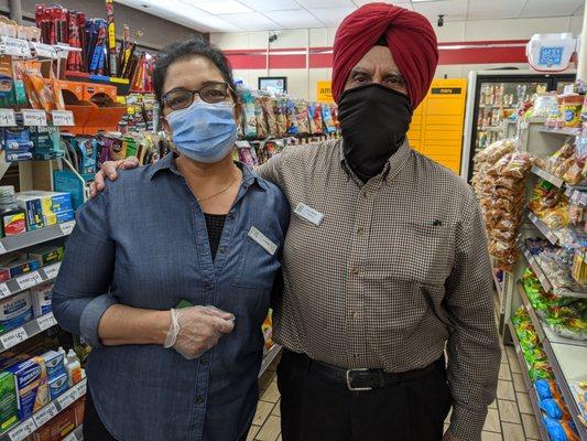 The kind and compassionate owners, the Singh's.