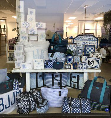 Love this window display at their new location! They carry great gifts and they can all be personalized!