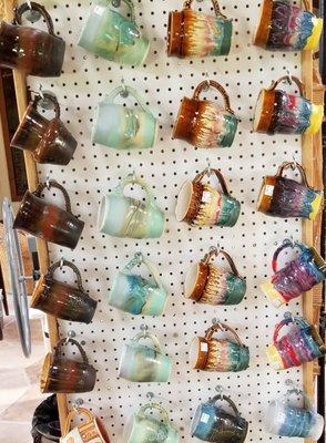 Lots of Handmade Pottery Mugs