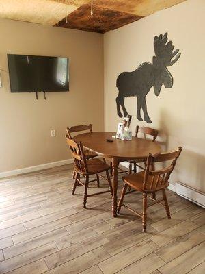 Dining area, TV with Local Channels