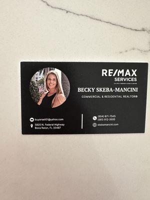 Rebecca Mancini - Remax Services