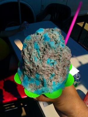 Cookie Monster!  Vanilla flavor, with Ore-Ho cream on top!