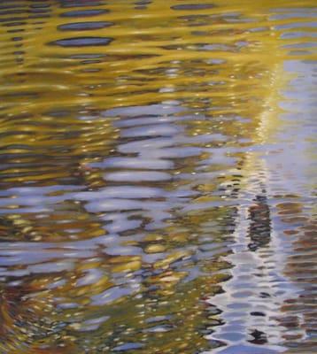 "River Series No. 11" - 48 x 52 oil on linen Rolf Dercum 2009