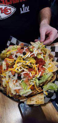 Nachos-huge portions!