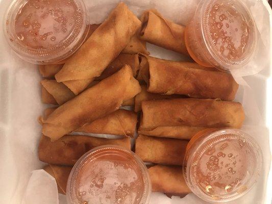 Vegetable egg rolls (double order)