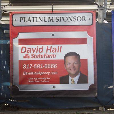 David Hall State Farm is a multi-year Platinum Sponsor of Keller ISD athletics.