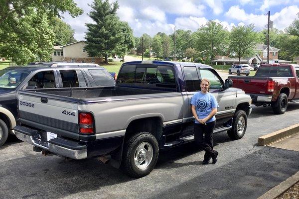 Hanna and her 1998 Dodge Ram 1500