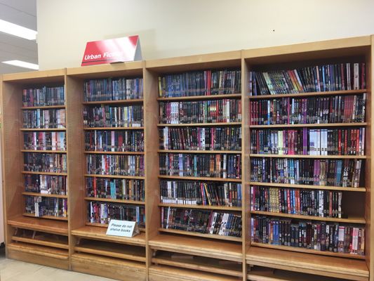 Urban fiction section