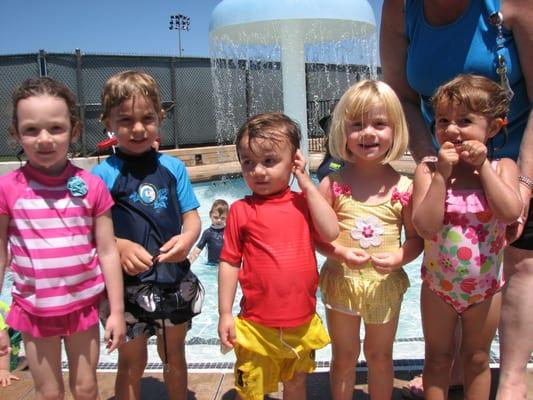 Camp Jaycee at the pool