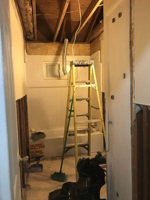 Fixing a bathroom in Bowie