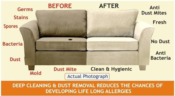 Take advantage of our upholstery cleaning specials and get a $100.