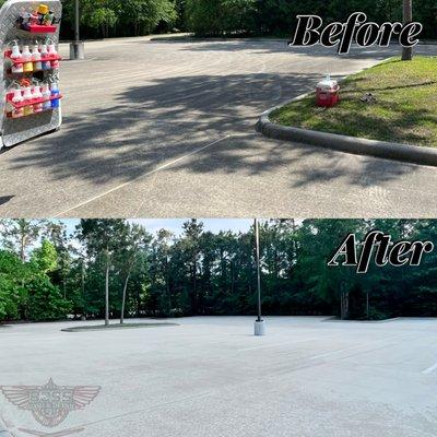 Powerwashing Business Lots