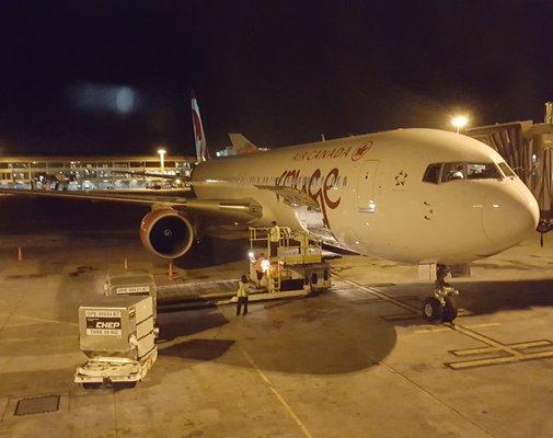 767 on the tarmac in Honolulu.