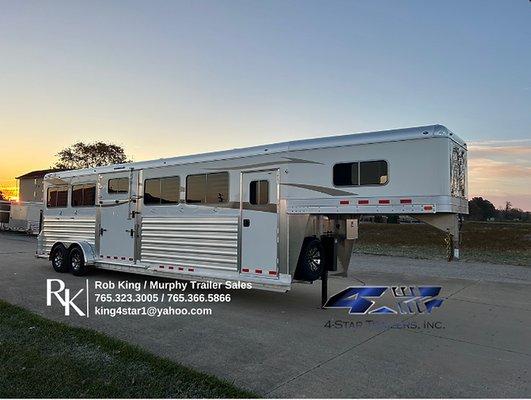 4-Star Horse and Livestock Trailers. Available in multiple lengths and widths