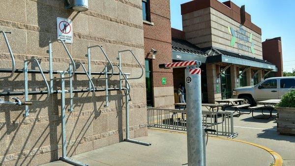 Bike racks and maintenance rack!