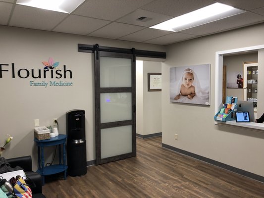 We share space with Flourish Family Medicine, so all of your health needs can be met in the same place!