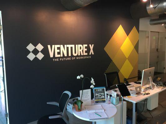 Wall wrap for Venture X in Naples Mercato development.