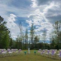 small outdoor wedding ceremony