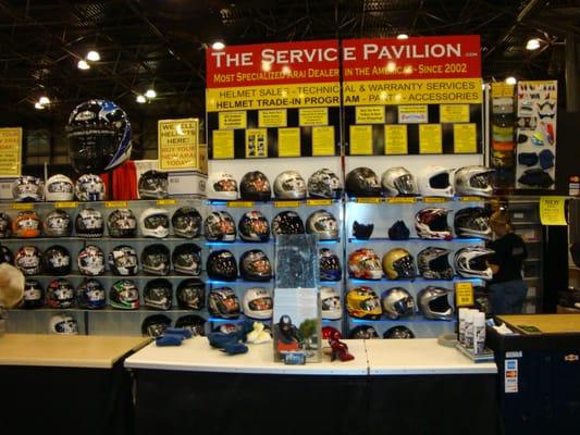 Our booth at the New York City International Motorcycle Show.