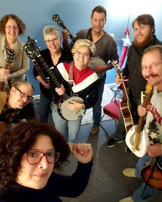 Final day of the Wernick Method Bluegrass workshop