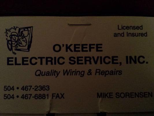 O'Keefe Electric Service