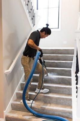 Stair Carpet Cleaning