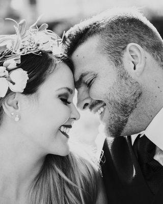 Bride & Groom on Wedding Day