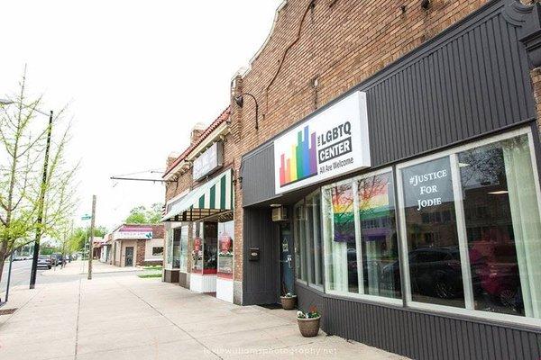 Street view of The LGBTQ Center.