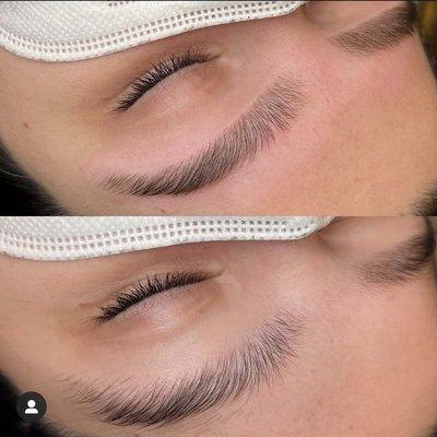 Brow threading by Giselle