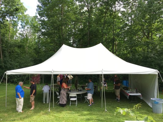 20x30 Canopy-Perfect for small family get-togethers!