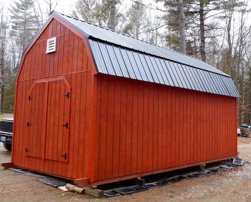 Custom-built storage shed