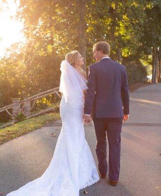 Loving her veil!