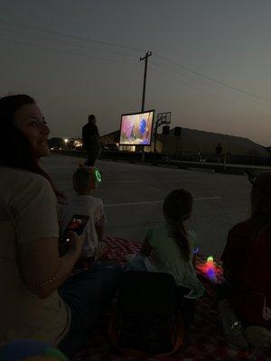 Finding Dory drive thru movie night