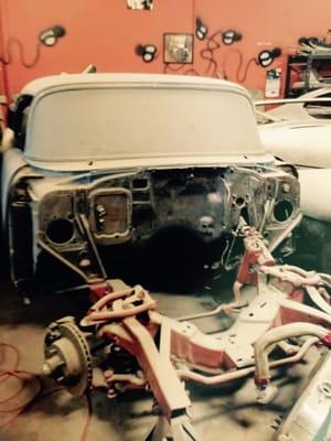 My 57 that was stripped down by Billy Tomes who sold parts off it