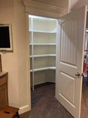 Completed pantry