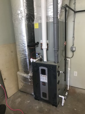 Trane warm air furnace