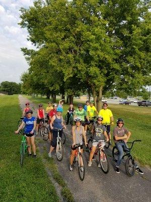 It's not all spandex and speed in the #BikeItOut Community. But, it IS all fun and friends. We hope you will join us for a ride soon.