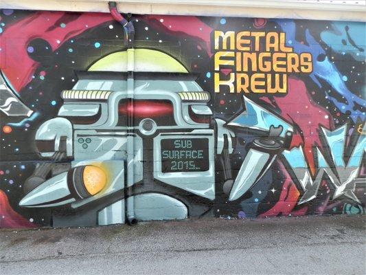 Metal Fingers Krew Mural 2015 (earlier mural)