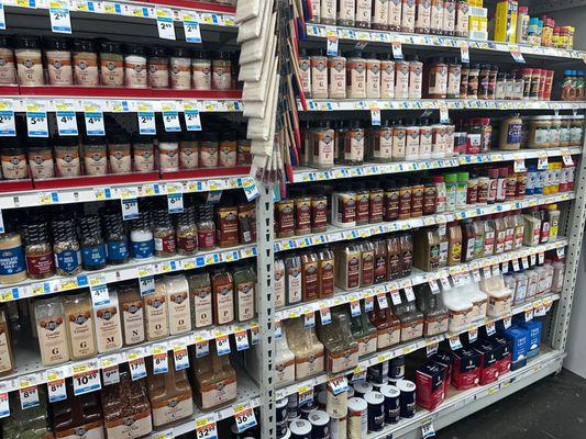 Stocking the pantry and spice racks